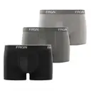 FREEGUN Lot de 3 boxers pour homme noir/blanc/gris clair/gris foncé - Taille 2XL image 0