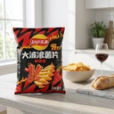 MAX CRINKLE CUT CHIPS (SPICY SNACK STICK FLAVOUR) 70g image 1