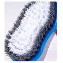 Blue Scrub Brush for Household Cleaning, 145x65mm Base with 20mm Stiff Bristles image 1