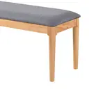 Dining Bench Orlando Oak/Grey image 2