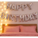 Unique Party Birthday Balloon Banner Kit, Silver image 2