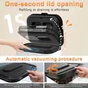 Petaboo Criseal 200MF Vacuum Dog Food Storage Container, 13 Litre,Airtight Pet Food Container, Dry Pet Food Bucket for Dogs Cats Rechargeable Sealed Food Storage Bin with lid & Measuring Scoop image 4