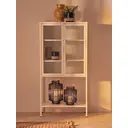 Interiors by Premier Display Cabinet Acier Metal White Tall image 4