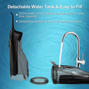 Sunluxy Wireless Portable Water Flosser – 140PSI Strong Water Pressure, 5 Modes, 360° Rotatable Nozzle, 300ml Large Tank, 40-Day Battery Life, Equipped with 4 Types of Nozzles, F5 Black image 4