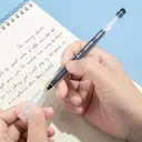 M&G X3 Gel Pens, 12 Pack Black Ink Gel Pens, Fine Point 0.5 mm, Quick Dry, Smooth Writing Gel Ink Pens with Cap for Office and School image 3