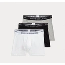 Ralph Lauren Stretch Cotton Boxer Brief 3-Pack - White/Polo Black/Andover Heather image 0