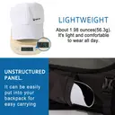 TOP-EX Casquette respirante en mesh, séchage rapide, effet rafraîchissant taille M/L - Blanc image 4