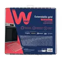 Wpro ACC011 - Grille extensible en inox chromé pour fours et réfrigérateurs - largeur ajustable de 35 à 56 cm image 1