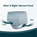 SUNKISS Incontinence Underwear for Men,Daytime Disposable Adult Pull Ups,Mens Protective Briefs with Maximum Absorbency, XXLarge, Grey, 14 Count image 4