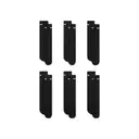 Nike Chaussettes d’entraînement mi-mollet amorties Lot de 6 Noir image 1