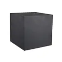 EDA Pot carré VOLCANIA  Beige Calcaire    - 40 cm
Double paroi - avec zone de rétention d'eau
Dim. 39,5 x 39,5 x 43,5 cm - Volume 31 L image 0