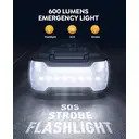 YaberAuto Jump Starter 8000A 65W Fast Charging (All Gas/12.0L Diesel) Portable Car Battery Jump Starter Pack, Jump Box Car Battery Jumper Starter Portable Jumper Cables, 150W DC, 600LM Lights image 2