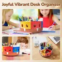 GAMENOTE Rotating Organizer Large Art Supplies Caddy for Kids Desk Homeschool & Classroom Storage 1 Set, New Year Sale , Top gift picks image 6
