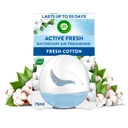 Air Wick Active Fresh Bathroom Air Freshener, Fresh Cotton, 75ml image 2