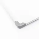 Deli Premium Tableau blanc magnétique avec cadre argenté - 900 x 1200 mm image 4