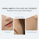 K·SKIN Lipstick-Style Hair Remover, Electric Painless Lady Shaver - Convenient and Gentle, for Face, Lip, and Underarm Hair, Waterproof and Washable Design, Portable, KD505 New Year Sale | Top gift picks image 5