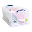 Really Useful Plastic Storage Box 64L Clear (Pack of 2) image 5