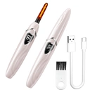 Sunluxy S600 Pink Electrothermal Eyelash Curler, Natural Curling Long-Lasting Shaping, LED Temperature and Battery Display, Smart Safe Automatic Power-Off, Rechargeable Portable Eyelash Curler image 0