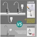 HOMELODY Robinet de cuisine électrique avec chauffe-eau instantané - LED, acier inoxydable brossé, 230 V, Classe énergétique C image 9