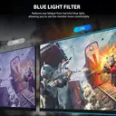 CRUA 27" Curved Gaming Monitor | FHD 1920x1080P 144Hz 1800R VA-scherm, 120% sRGB, AMD FreeSync, HDMI & DP, Wandmontage – Zwart image 5