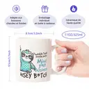 Alphynix 1 Mug blanc 33cl avec "Occupe-toi de tes affaires" & citation "C******e curieuse", design paresseux impertinent, cadeau de Noël ou Thanksgiving drôle,Le cadeau de la saint-valentin, cadeau d’anniversaire image 7