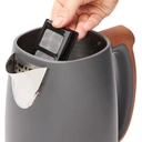 Haden Dorchester Digital Kettle, Variable Temperature, Grey Coated Stainless Steel & Wooden Effect - 201300 image 8