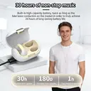 Verbex M8 White Earphones - New Popular Style, Super Comfortable Over-Ear Headphones, Bluetooth Headphones, Sports Headphones image 4