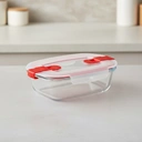 PYREX Cook&Heat Plat rectangulaire hermétique 40 cl - 17 x 10 x 5 cm image 3