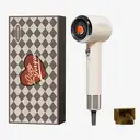 Zhibai retro high-speed hair dryer for home use, with 250 million positive and negative ions for hair care, low noise, 1400W high power, 110000 rpm motor, high wind speed drying, gift box for women's birthdays image 0