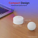 HEIMAN Smoke Detector, 10 Year Service Life, Photoelectric Fire Detector, DIN EN14604 Certified, Loud Alarm with 85 dB, White, Mounting Material image 2