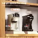 HiBREW H1B 6-in-1 Pods Coffee Maker, 600ml Water Tank, 19 Bar Pressure Extraction, Cold/Hot Mode, LED Indicator, for Kcup/Nes/DG/Espresso Powder image 5