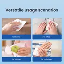 ochama Extra Durable Soft Facial Tissues, 3-Ply Wood Pulp, Thickened Toilet Paper, Durable Household Napkins, 150 Sheets * 24 Packs, Family Pack image 4