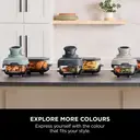 Ninja CRISPi 4-in-1 Portable Air Fryer - Cyber Space Blue,  3.8L, 1700W, Air Fry, Roast, Keep Warm, Recrisp, Space Saving Compact Design, 2x Removable Glass Containers & Lids, FN101UKGY image 5