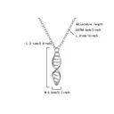 Ever Faith DNA Necklace Double Helix Pendant Biological Symbol image 3