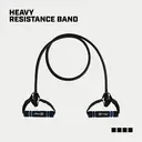 Capelli Sport Heavy Resistance Band - TPE Resistance Bands with Handles, Single Resistance Bands, Exercise Bands with Handles, for Resistance Training, Physical Therapy, Home Workouts, Fitness, Pilates image 2