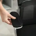 Vinsetto Fauteuil de bureau, chaise ergonomique, maille respirant, accoudoirs relevables, pivotant, appui-tête réglable et support lombaire, hauteur d'assise réglable, noir image 7