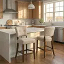 Bar Stool Oakridge Beige/Walnut image 6