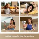 MOVA Shine 10 Hair Dryer with Moisturising Care, 110,000RPM, Quiet Motor, Plasma Ions, Compact, Silver image 6