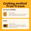 Wu Fang Zhai Frozen Meat Pie Series: Frozen Pork & Cheese Meat Pie, 70g × 4 Pies (Fresh Meat Mooncake) image 5