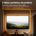 Vivreal COB LED-Streifen 1,99 m, 3000K warmweiß, dimmbar, flexible LED-Tape mit Netzteil und RF-Fernbedienung, hoher CRI 92, Neujahrsofferte, Top-Geschenkideen image 4