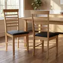 Dining Chairs Hanover Oak/Black 2pcs image 0