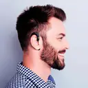 VoxorAI C6 Noir Écouteur de traduction AI mono-oreille, traduction en temps réel prenant en charge 130 langues, casque Bluetooth de jeu élégant pour l'apprentissage, les voyages et les affaires image 2