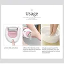 K·SKIN Electric Foot Grinder Callus Remover – Rechargeable Portable Pedicure Tool for Foot Care, Dead Skin & Callus Removal, with Grinding Head & USB Charging Cable, KD300 New Year Sale | Top gift picks image 2