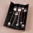MAANGE Lot de 20 pinceaux à maquillage en aluminium de qualité professionnelle avec boîte de rangement image 1