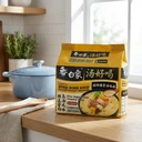 Baixiang Instant Noodles ( Artificial Pork Bone Soup Flavor) - 113g*5   565g image 3