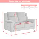 Sofa Monroe 2 Seater Stone Brown image 6