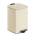 SONGMICSHOME  20L Trash Can, Kitchen Garbage Can, Soft Close and Stays Open, Sand Beige image 0