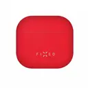 EDCO Coque protectrice en tissu soyeux pour AirPods Apple - rouge image 1