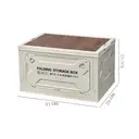 WINPEX Foldable basket with wood clappers-Small size image 2