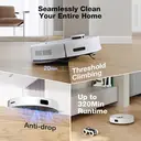 ECOVACS DEEBOT N30 PRO OMNI Robot Vacuum and Mop - 10,000Pa Suction, TruEdge Adaptive Edge Mopping, ZeroTangle 2.0 Technology,60℃ Hot Water Mop Washing, Hot Air-Drying, Self-Emptying, Auto-lift Mopping image 9